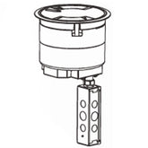 Legrand - Wiremold 8ATxx Recessed Assembly with Flush Style Cover